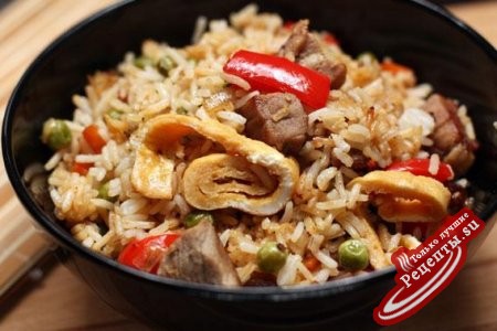 Рис с мясом и овощами по-индонезийски