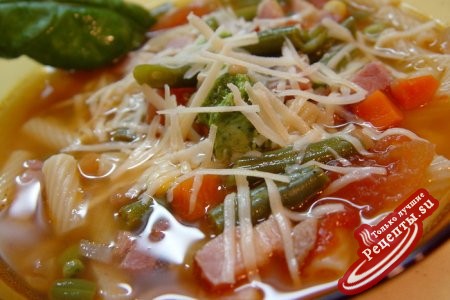 Итальянский суп “Минестроне”