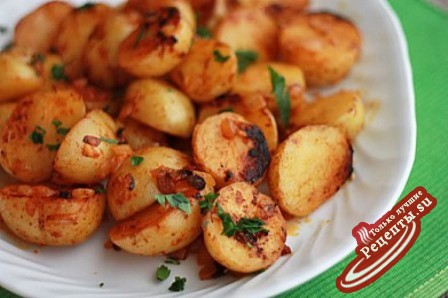 Рецепт жареный картофель с паприкой