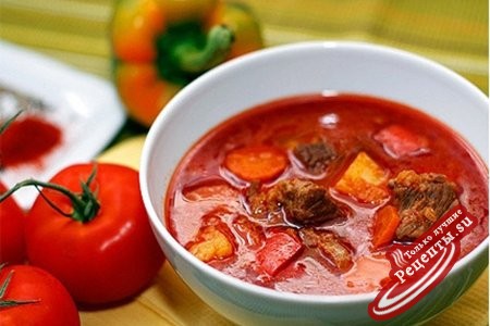 Рецепт «Суп по-венгерски»