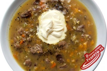 Видео рецепт суп "Рассольник с потрошками"