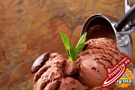  Итальянское шоколадное мороженое (Gelato)
