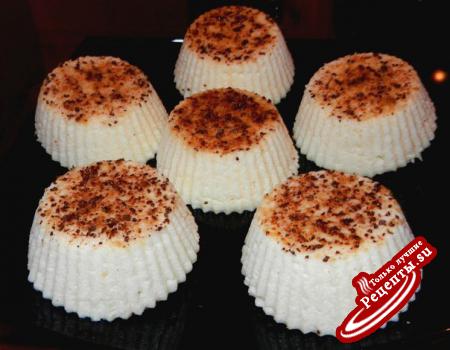  Творожно-кокосовые пирожные за 5 минутАвтор: Елена Батухтина