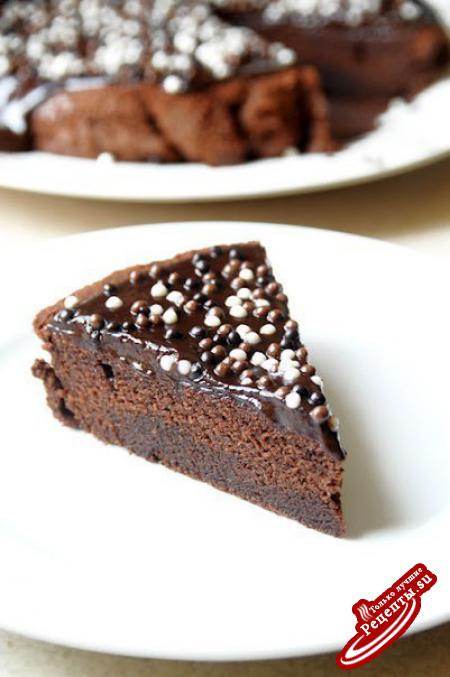 Шоколадный пирог за 20 минут