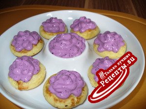 " ЗАВТРАК для ЛЮБИМОГО " или Poffertjes с черничным творогом