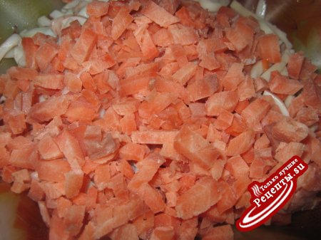 Салат"Форест"с кальмарами