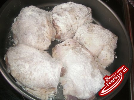 Курочка в Апельсиновой Глазури(или мини-ужин для именинника)