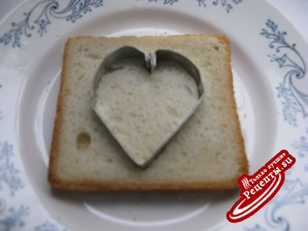 Гарячие бутерброды "Валентинки!