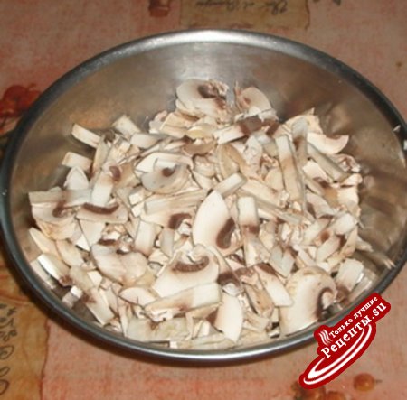 Рыбно-кабачковые зразы с грибами