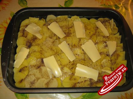 Картофель, запеченый в сливках-очень просто(вариант)