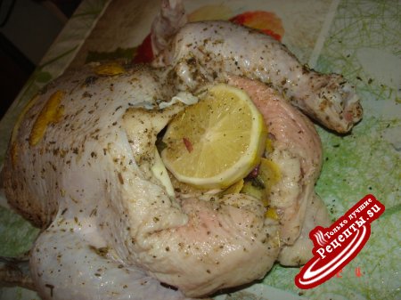 курица в соли(способ приготовления)