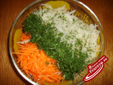 салат из кольраби с морковью