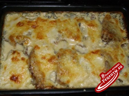 Говядина разварная с сыром.