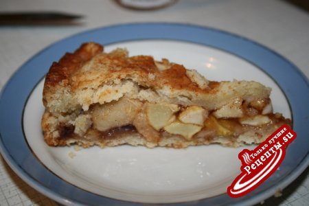Пирог с яблочной начинкой