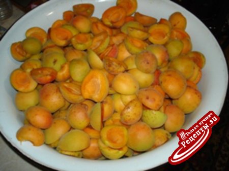 Ароматные абрикосы и алыча без термической обработки на зиму