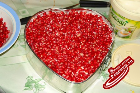 салат "Рубиновое сердце"