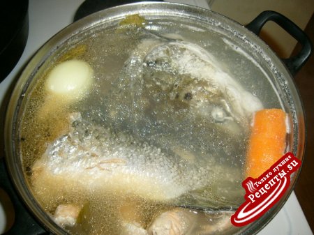 Суп рыбный (из семги)