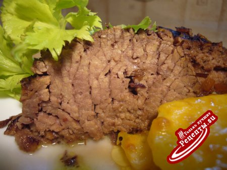 Разварное мясо из Пьяченцы с картофельным пирогом.