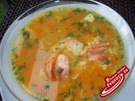 Суп из рыбы и морепродуктов -вариант !!!!