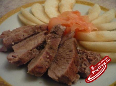 Свинина имбирная, запеченная "Hot stuff"
