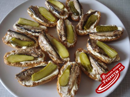 Классная закуска за 5 минут.