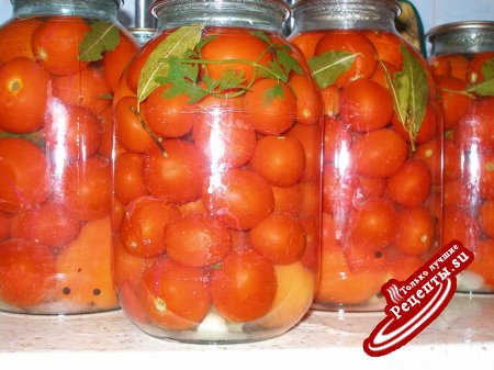 Крохи помидорчики - маринованные