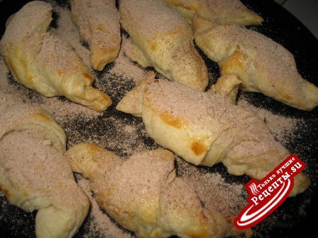Круасанчики с шоколадом