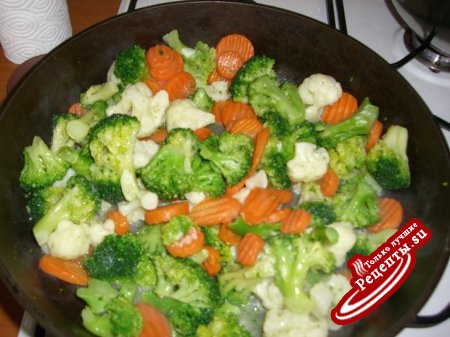 овощи в сливочном соусе