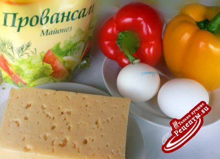 Перец фаршированный сыром(вариант)