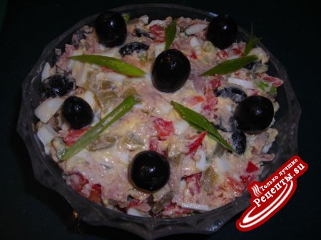 салат из туны