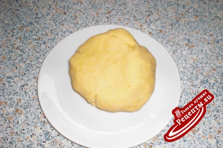 Пирог сливовый с творожной начинкой