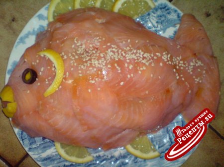 Салат "Золотая рыбка"