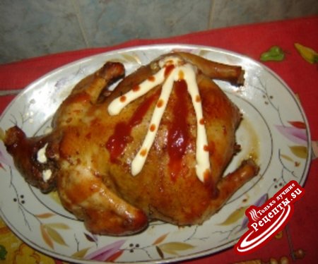 Фаршированная курица " чудо без перьев"