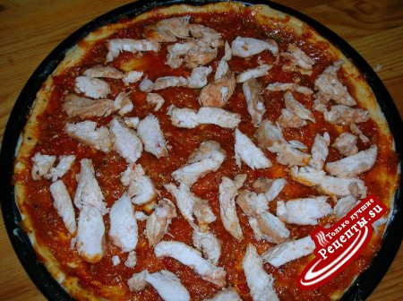 Пицца с курицей BUFFALO (почти)
