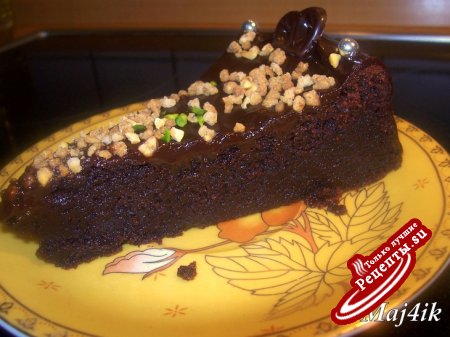 Торт "Шоколадное наслаждение" (влажный, нежный, ну просто обалденно вкусный)