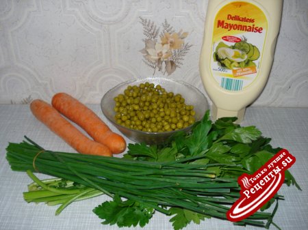 Морковь на горошине