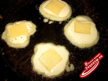 Оладьи с сыром "Мини-пирожки"