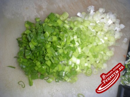 Салат из зелёной стрючковой фасоли