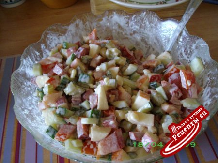 салат "яаника" кшашлыку