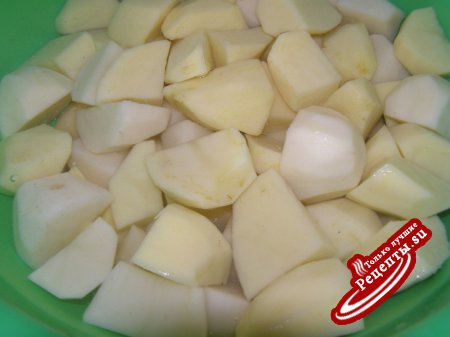 Картошка тушённая с грибами(вариант)