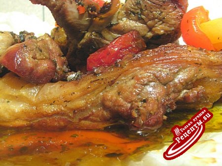 Баранина пряная с сухофруктами.