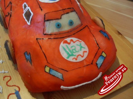 Торт ТАЧКА "McQueen"