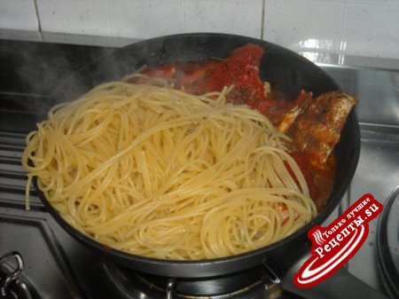 Spaghetti alla margherita "Спагетти с крабом"