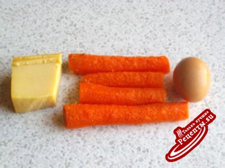 Морковные котлеты с сыром