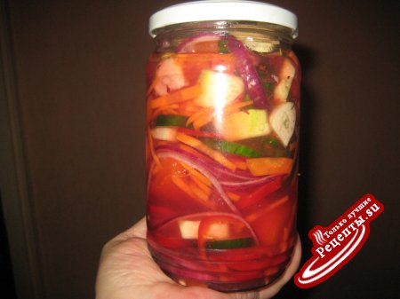 салат "Парижская коммуна"