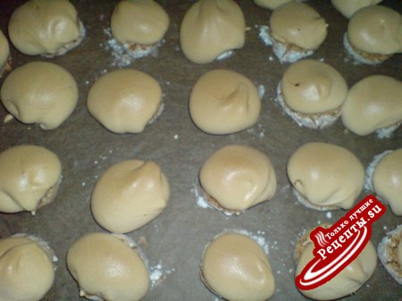 Миндальное печенье с безе"Biscotti di mandorle "