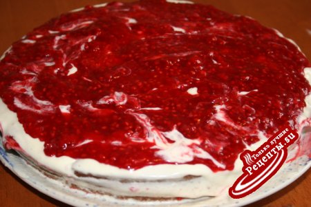Торт Малиновый "3ахер"