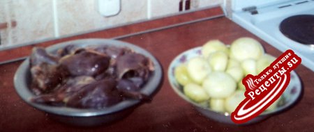Куропатки в луковом соусе