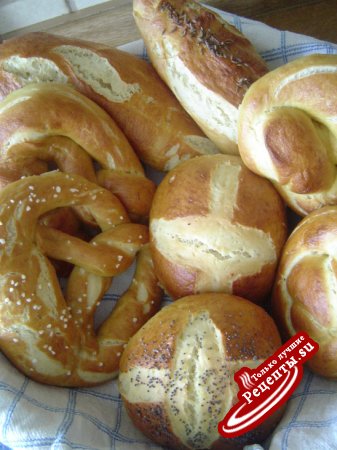 Булочки, вариант от брецелей (Brezeln)-Laugenbr?tchen