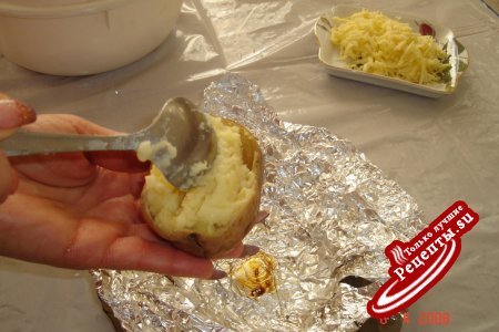 Картошечка в фольге с сыром